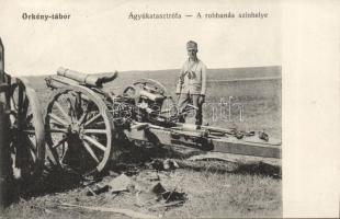 Örkény-tábor military training - accident