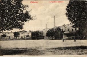 1914 Miskolc, Lovastüzér laktanya, kerékpáros. Faix Ignác kiadása