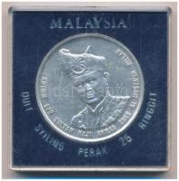 Malajzia 1984. 25R Ag "Nemzeti Bank 25. évfordulója" eredeti tokban T:BU Malaysia 1984. 25 Ringgit Ag "25th Anniversary of the National Bank" in original case C:BU