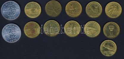 1950-es évektől 13db "Shell" zseton, benne 9 klf T:2