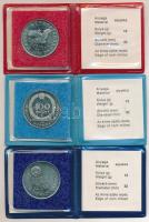 1983. 100Ft alpakka "Simon Bolivár" + 1983. 100Ft alpakka "Czóbel Béla" + 1983. ...