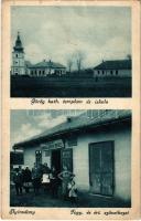 1940 Nyíradony, Görög katolikus templom és iskola, Fogyasztási és értékesítő szövetkezet üzlete és saját kiadása (Rb)