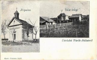 Törökbálint, kápolna, villa telep. Eckstein Adolf