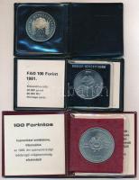 1981. 100Ft alpakka "1300 éves Bulgária" tokban + 1981. 100Ft Ni "FAO (I.)" tokb...