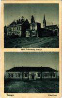 1943 Tompa, Báró Podmaniczky kastély, Községháza (EK)
