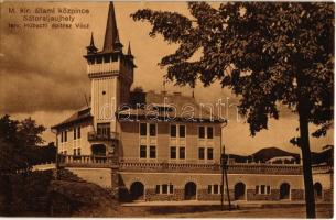 Sátoraljaújhely, M. kir. állami közpince, borpince, tervezte Hübschl építész. Kiadja Baskay fényképész