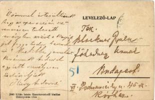 1915 Jászkisér, Szilágyi Gy. női ruha divatterme, Kilián István üzlete és saját kiadása, kerékpáros ...