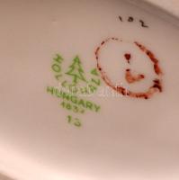 Hollóházi sirály, kézzel festett, jelzett, apró kopásokkal, m: 21 cm