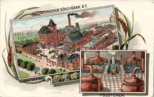 Budapest Hagenamacher kőbányai sörgyár Litho