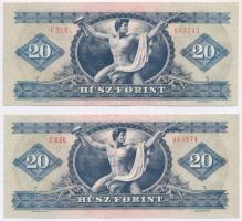 1980. 20Ft (2x) T:II