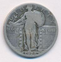 Amerikai Egyesült Államok 1926. 1/4$ Ag Standing Liberty T:3 USA 1926. 1/4 Dollar Ag Standing Liberty C:F Krause KM#145