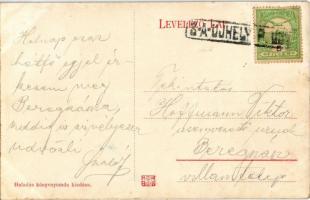 Sátoraljaújhely, Vármegyeháza, szökőkút. Haladás könyvnyomda kiadása