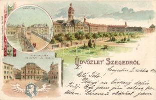 1899 Szeged. hotel Litho