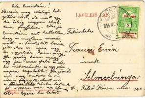 1914 Mezőkövesd, Fő utca, Kardos Sándor háza, fűszeráruháza és üzlete, Római katolikus templom. Körm...