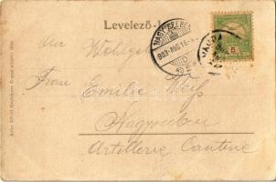 1903 Vajdahunyad, Hunedoara; vár belseje. Kiadja Adler Alfréd fényképész / Cetatea (Castelul) Huniad...