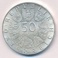 Ausztria 1965. 50Sch Ag "600 éves a Bécsi Egyetem" T:1- Austria 1965. 50 Schilling Ag &quo...