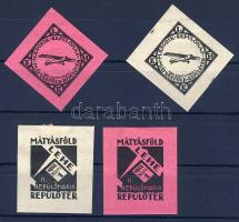 1932 LEHE II repülőnap 4 klf levélzáró