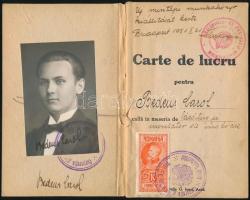 1927-1946 Vegyes okmány tétel, ugyan annak a személynek a részére, 3 db
1946 Ideiglenes nyilvántart...