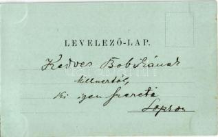 1898 Sopron, Várkerület, Várostorony, Mária oszlop szobor, Varga és Dukász üzlete