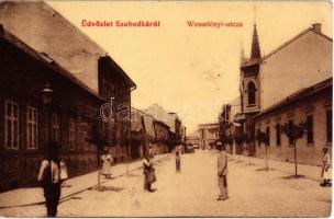 1910 Szabadka, Subotica; Wesselényi utca. W. L. (?) 36. / street view (EK)