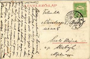 1910 Szabadka, Subotica; Wesselényi utca. W. L. (?) 36. / street view (EK)