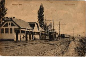 Szentendre, HÉV (Helyiérdekű Vasút) vasútállomás vonatokkal (EK)