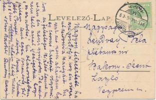 1911 Széphalom (Sátoraljaújhely), Kazinczy Ferenc mauzóleuma, belső. Unghváry Ede kiadása (EK)