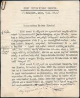 1938 Serédi Jusztinián (1884-1945) bíboros Szent István napi ünnepi beszédének gépirata, rajta a bíboros saját kezű javításaival, kiegészítéseivel, 3p