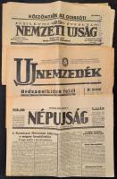 1942 Népújság, Nemzeti Újság, Új Nemzedék c. lapok háborús számai