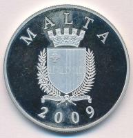 Málta 2009. 10E Ag La Castelliana T:PP enyhe felületi karcok, ujjlenyomatos Malta 2009. 10 Euro Ag La Castelliana C:PP slight surface scratches, fingerpinted Krause KM#133