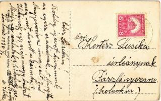 1930 Tóalmás, utcakép, római katolikus templom