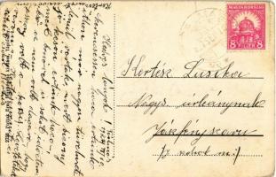 1927 Tóalmás, utcakép, községháza (EK)