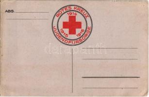 1914-1915-1916 Rotes Kreuz Jugendfürsorge / WWI German Red Cross youth care, propaganda card (EK)