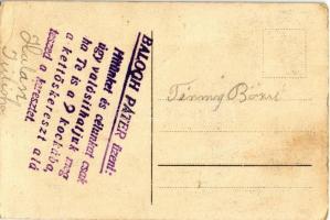 Független Magyar Demokrata Párt, Dr. Balogh István elnök. Hátoldalon "Balogh Páter üzeni: Hitün...