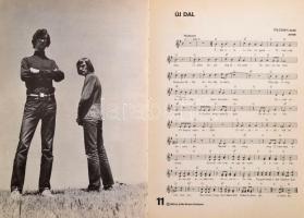 cca 1960-1970 Vegyes zenei témájú nyomtatvány tétel, 6 db: Beat Pol-Beat 1. füzet kotta, Beat '...