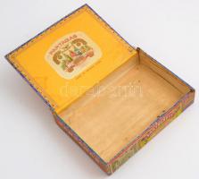 Flor de Tabacos de Partagas Habana fa szivaros doboz, 21x14,5x4 cm