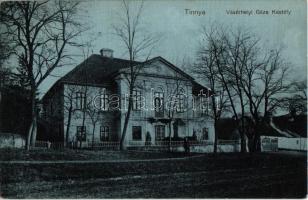 1913 Tinnye, Vásárhelyi Géza kastélya