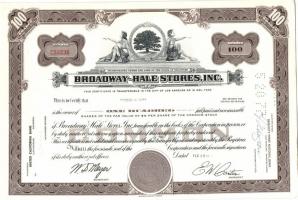 USA 1964-89. 6db klf részvény