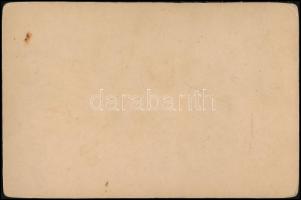 cca 1896 Veglia (Krk) szigete, hajókikötővel, keményhátú fotó, 11×16 cm