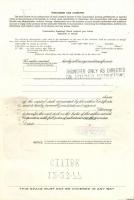 USA 1956-89. 6db klf részvény