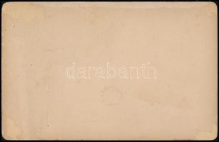 1896 Fiume Terasatto (Rijeka Trsat), keményhátú fotó, Stengel & Co., 10,5×16,5 cm