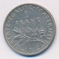 Franciaország 1916. 1Fr Ag T:2 France 1916. 1 Franc Ag C:XF
Krause KM#844.1