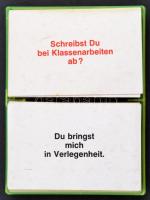 Keress választ a kérdésre! Német nyelvű kártyajáték, 2 pakli