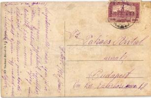 1924 Adony, Tischner József vaskereskedése, A Fonciere pesti biztosító intézet kerületi ügynöksége. ...