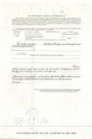 USA 1956-75. 6db klf részvény