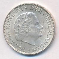 Hollandia 1965. 1G Ag I. Julianna T1- Netherlands 1965. 1 Gulden Ag Juliana C:AU Krause KM#184
