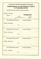 Német 3. Birodalom 1938-42. 6db klf részvény