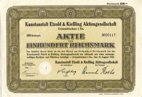 Német 3. Birodalom 1938-42. 6db klf részvény