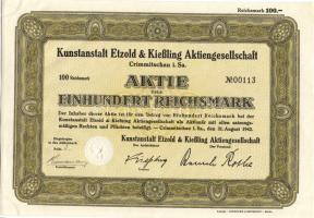 Német 3. Birodalom 1938-42. 6db klf részvény