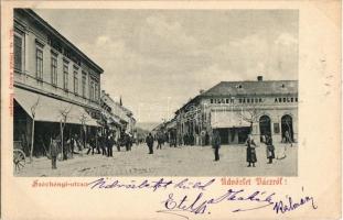 1901 Vác, Széchenyi utca, Tragon Ignác és Fia, Abeles és Zilzer Sándor üzlete